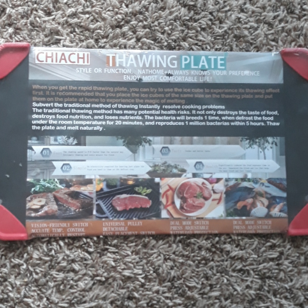 Meat thawing tray